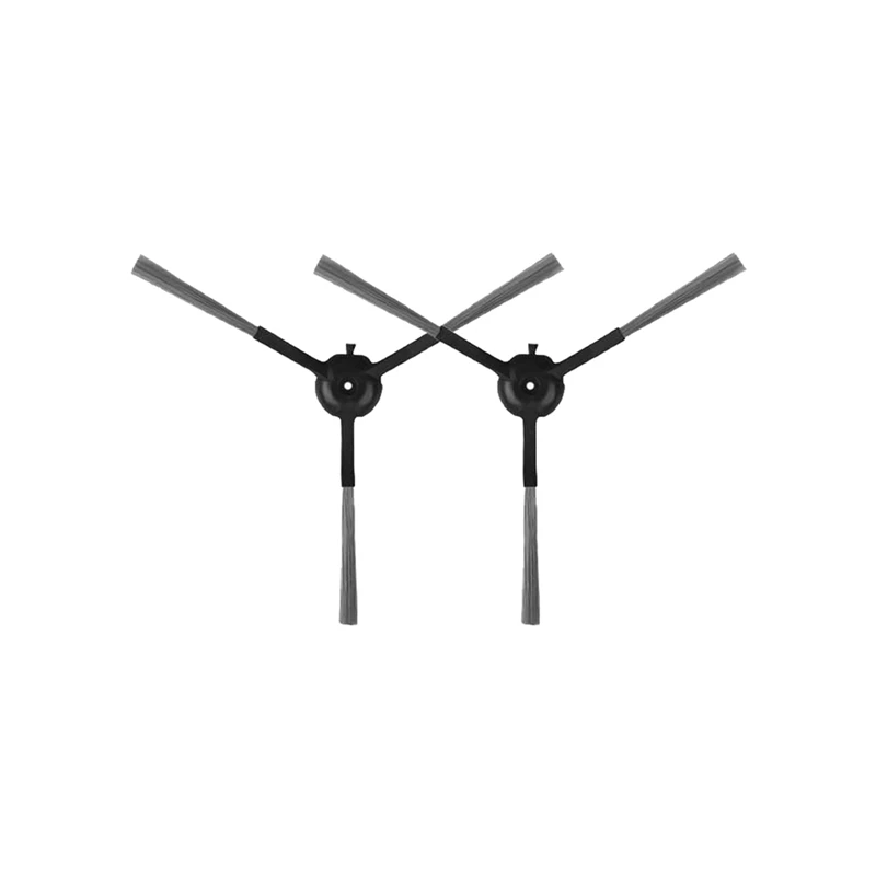 แปรงกรองด้านข้าง18ชิ้นผ้าถูพื้นสีดำ-ขาว & เทาพลาสติก + ไมโครไฟเบอร์สำหรับ U200 uwant/U200 Pro หุ่นยนต์ดูดฝุ่น