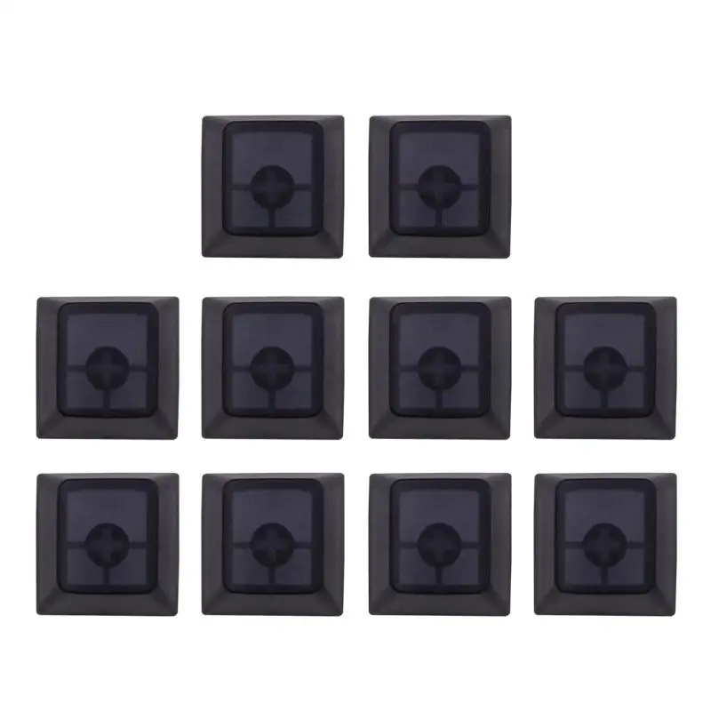 652F Original Height Keycaps Matte Frosteds Texture NonEngraved Transparents Keycaps Mechanical Keyboards Replacement Parts