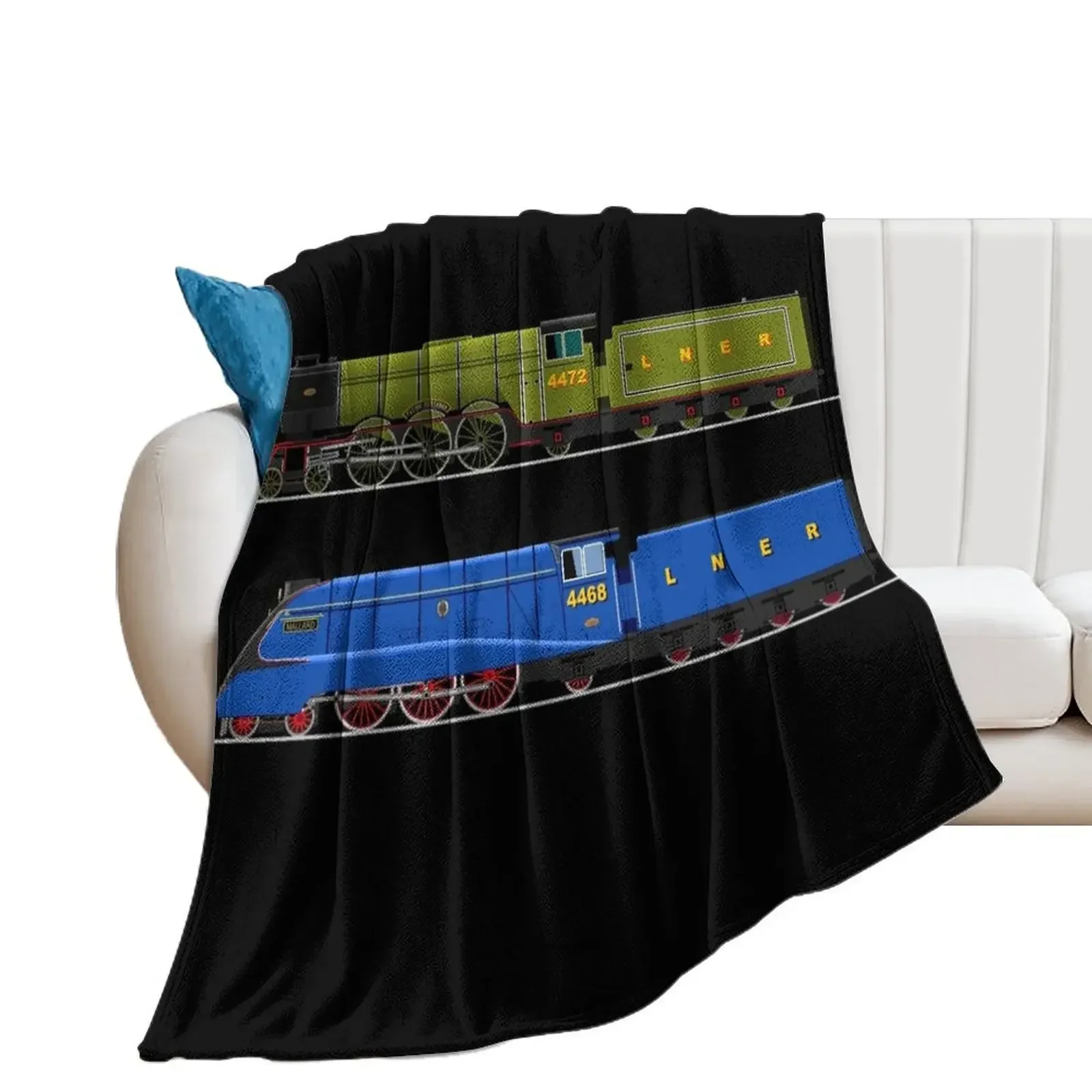 Flying Scotsman and the Mallard Throw Blanket For Baby Bed Blankets