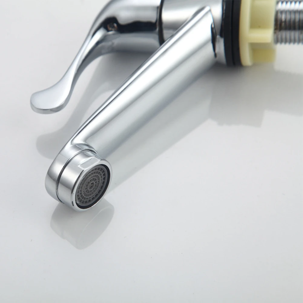 

Faucet Sink Taps 10*12cm Basin Faucet Basin Taps Cold Basin Lever Taps Modern Polished Quick-opening Accessories