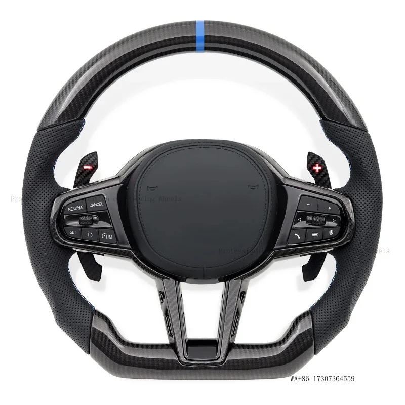 Carbon Fiber Sport Steering Wheel for BMW G02 G05 G06 G20 G21 G22 G26 G29 G80 G87 F40 F44 M40i M340i 330i M135i 330e X3 X4 X5 X6