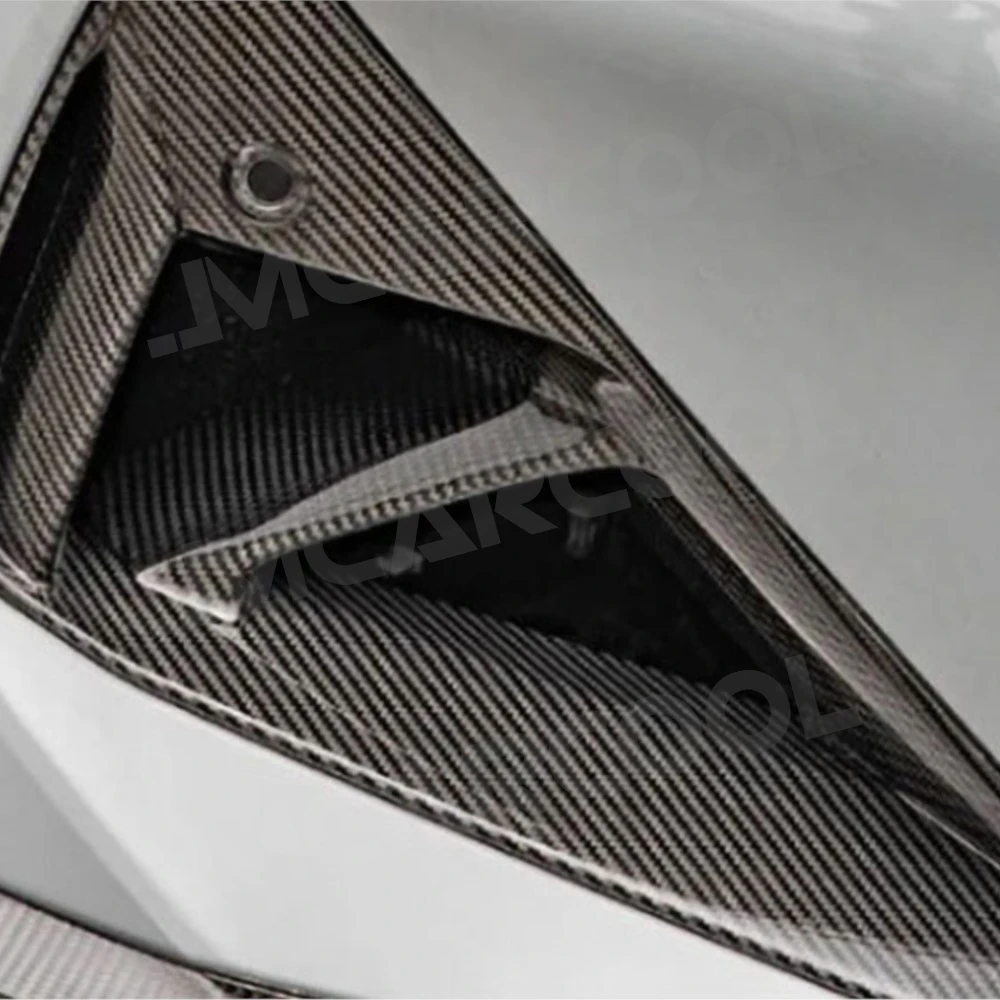 

For BMW 2 Series G42 Coupe M240 M-sport 2022+ Dry Carbon Fiber Front Bumper Air Intake Vent Canards Splitter Body Kits