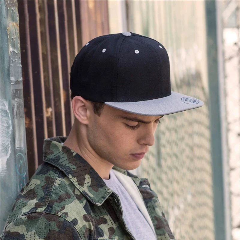 Color Block Solid Simple Baseball Hats New Unisex Breathable Hip Hop Sunshade Personal Versatile Flat Eave Fashion Peaked Caps