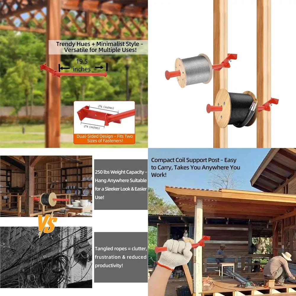 

Двойные кабельные подвесные стойки с несущей способностью и винтовым креплением для поддержки диспенсера 300 фунтов