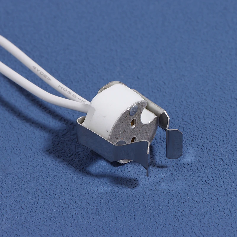 3PCS MR16 GU5.3 G5.3 Socket MR16 Socket Lamp Holder With Bracket LED Halogen Gu5.3 Light Socket White 10cm Silicone Cables~