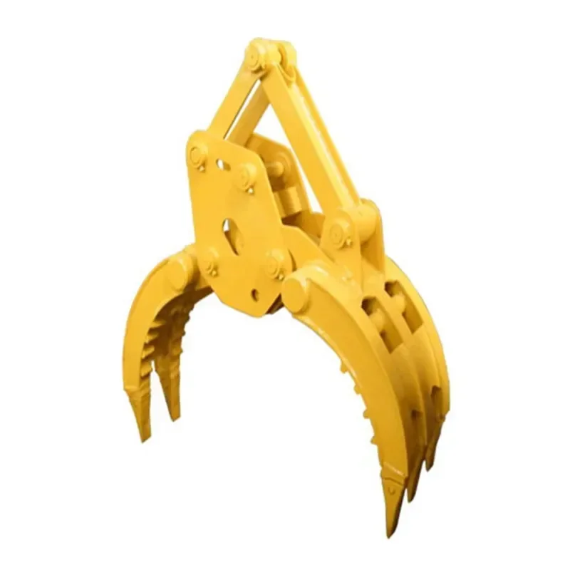 Demolition Grapple Mechanical Log Grab for Excavator Wood Grabber