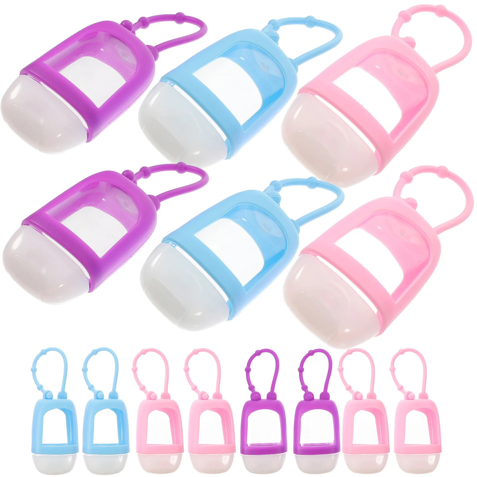 

7 Pcs Hand Bottle Cover Gel Antibacerial Sanitezer Travel Mini Lotion Small with Bottles Empty Vial