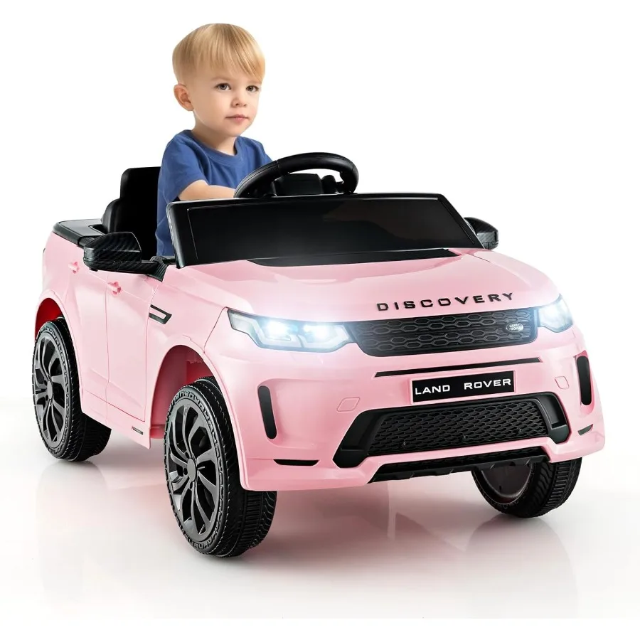 รถยนต์ไฟฟ้าสำหรับเด็ก 12V รุ่น Land Rover พร้อมรีโมทคอนโทรล ประตูที่สามารถล็อคได้ ระบบสตาร์ทแบบช้า ไฟ LED และระบบปรับความเร็ว