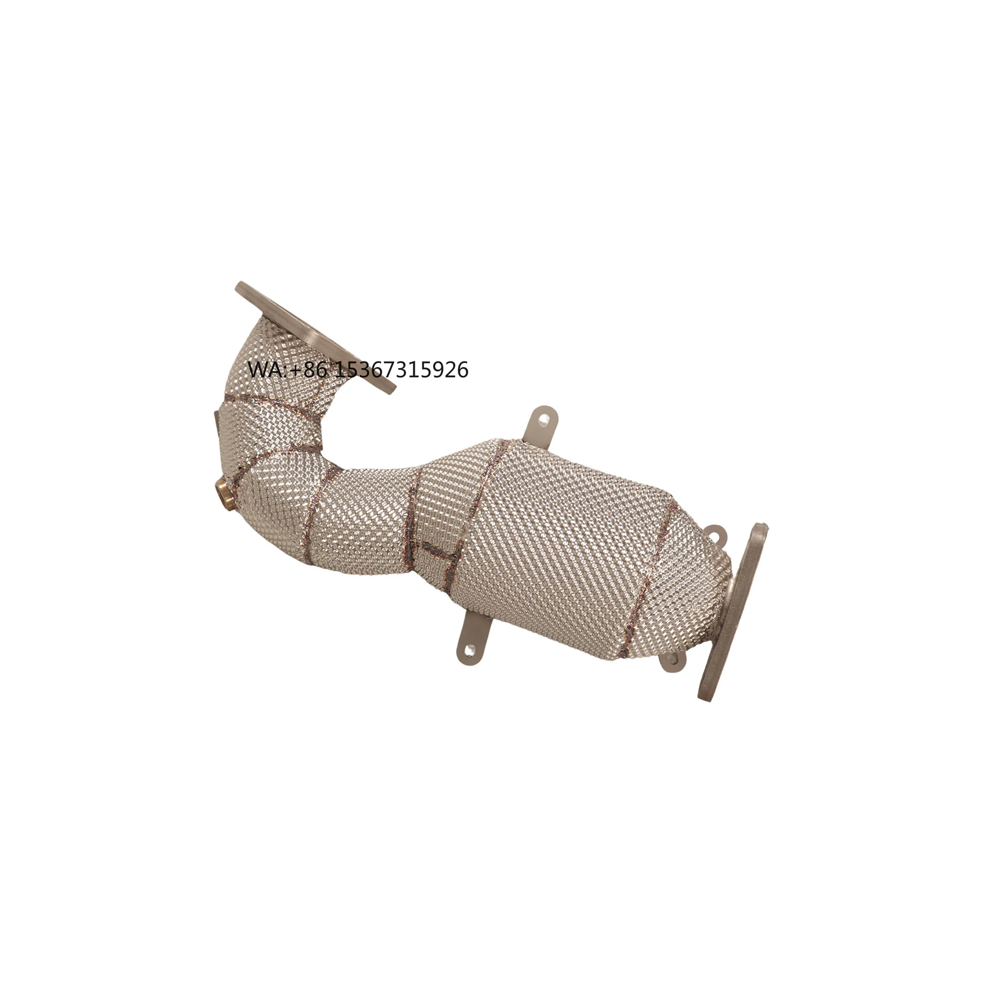 

YT Stainless Steel Exhaust Downpipe with Catalytic Converter and Heat Insulation