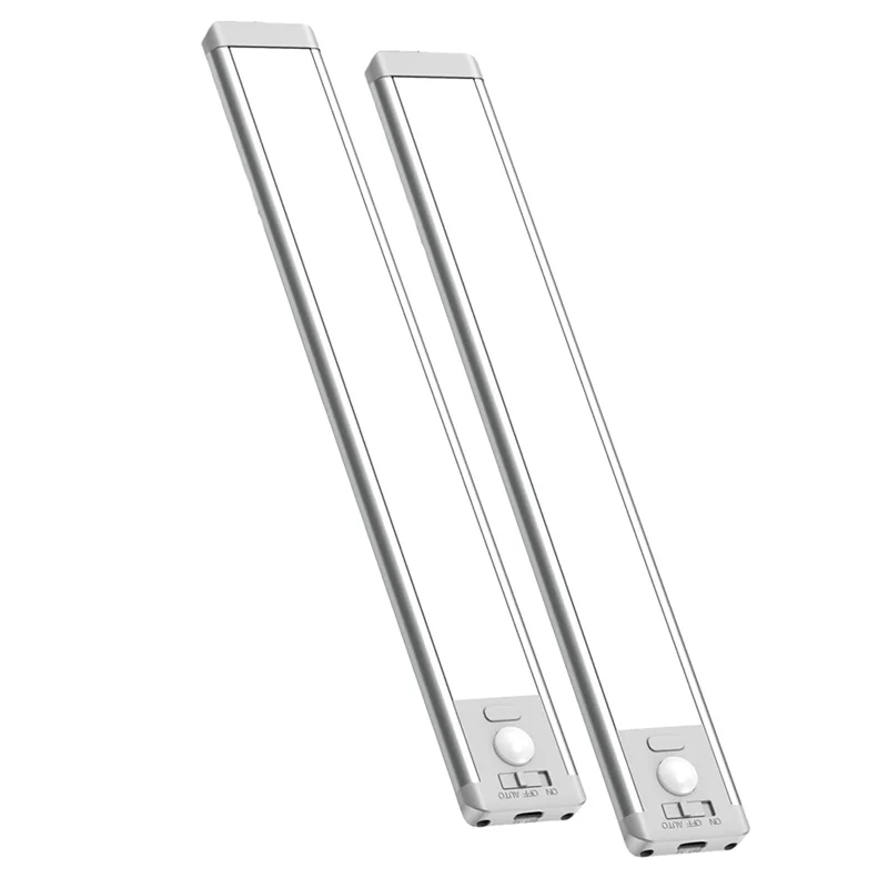 

AT29-Under Cabinet Lights, 64 LED Rechargeable Battery Motion Sensor Light Indoor, 2Pack Magnetic Dimmable Closet Lights