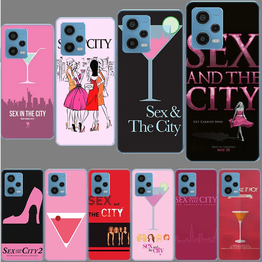 Sex and the City Funda For Redmi Note 13 Pro+ 5G Plus 12 12C 10 10C 10A 9 9T 9C 9A 8 8A 7 7A K70 K60 K40 K20 Pro 6 6A TPU Soft C