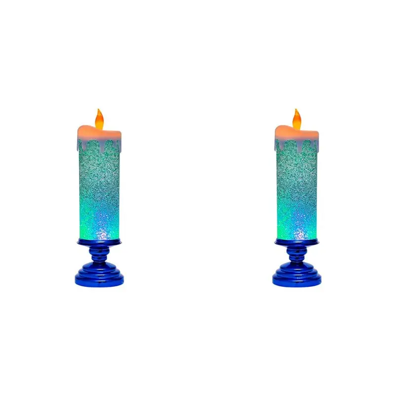 2025-trend-2x-led-christmas-candles-colour-changing-led-water-candle-with-glitter-flameless-led-candle-lights-desk-table-blue