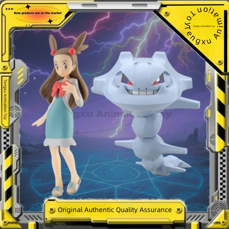 

Original Bandai Pokemon SCALE WORLD Mikan Steelix Anime Figure Model Collectible Action Toys Gifts