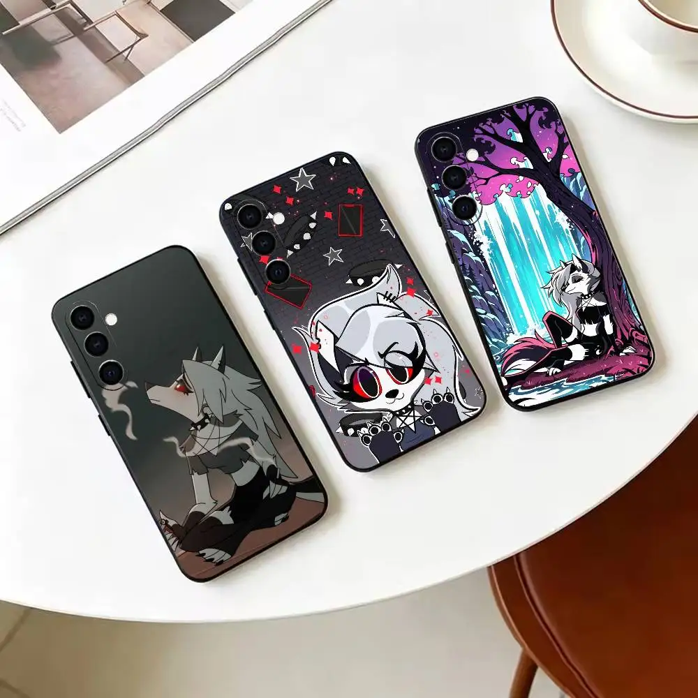 Helluva Boss L-Loona-Hellhound  Phone Case For Samsung Galaxy A73, A72,A70,A53,A52,A51,Soft Silicone Black Cover