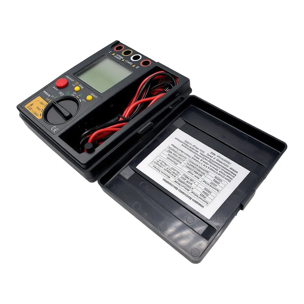 BM3548 Digital Megohmmeter with 250V 500V 1000V Insulation Testing and Multimeter Functions for AC DC Parameters