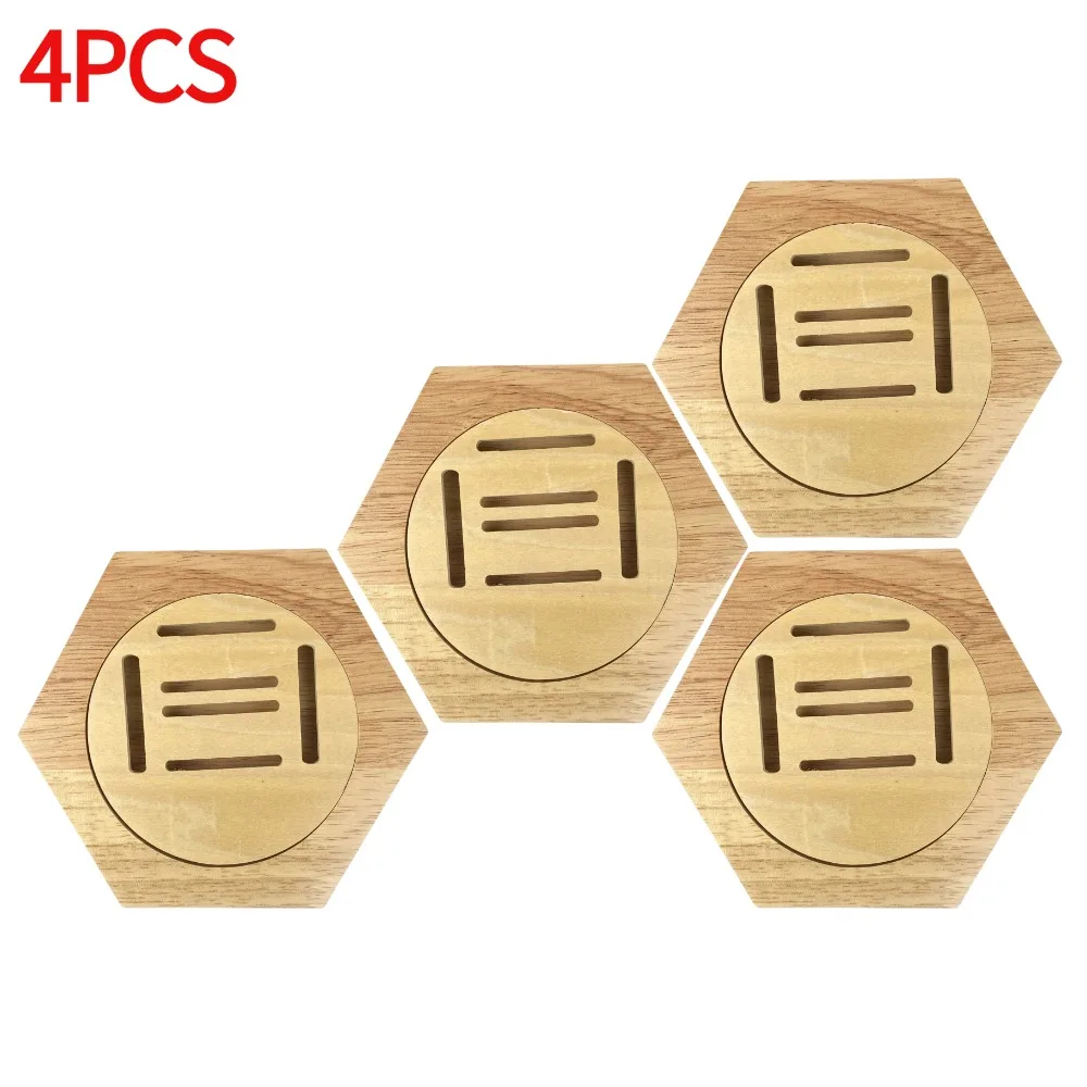 1-10 Stuks Houten Medaille Display Rekken Zeshoekige Honingraat Combinatie Medaillehouder Eer Herdenkingsdisplay Home Muur Decoratie