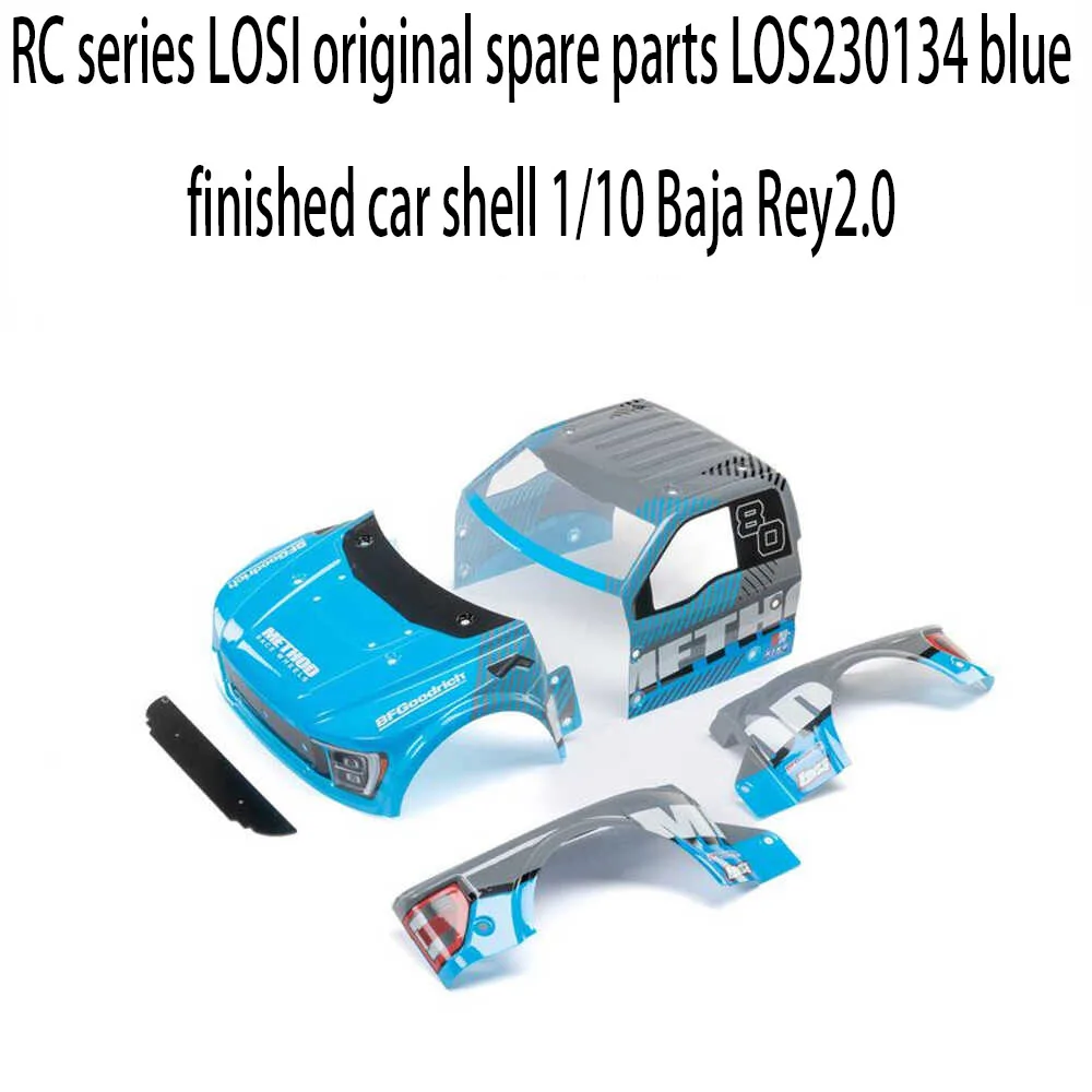 Fully upgraded series of LOSI original factory accessories RC model LOS230134 blue finished car shell 1/10 Baja Rey 2.0 spare pa