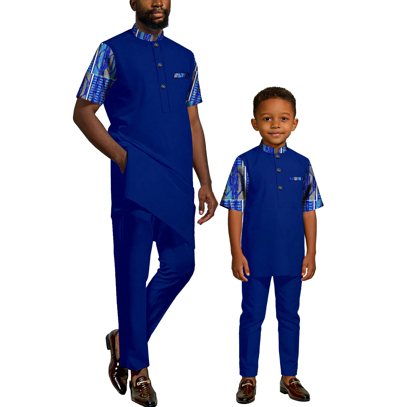 abiti-africani-per-uomo-e-ragazzo-set-da-2-pezzi-abiti-a-maniche-corte-abiti-per-la-festa-di-nozze