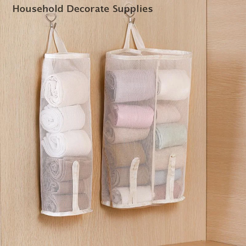 

Large Capaci Hanging Storage Bag For Socks Underwear Shorts Net Pocket Organizer Wall Mounted Bedroom Storage Solution