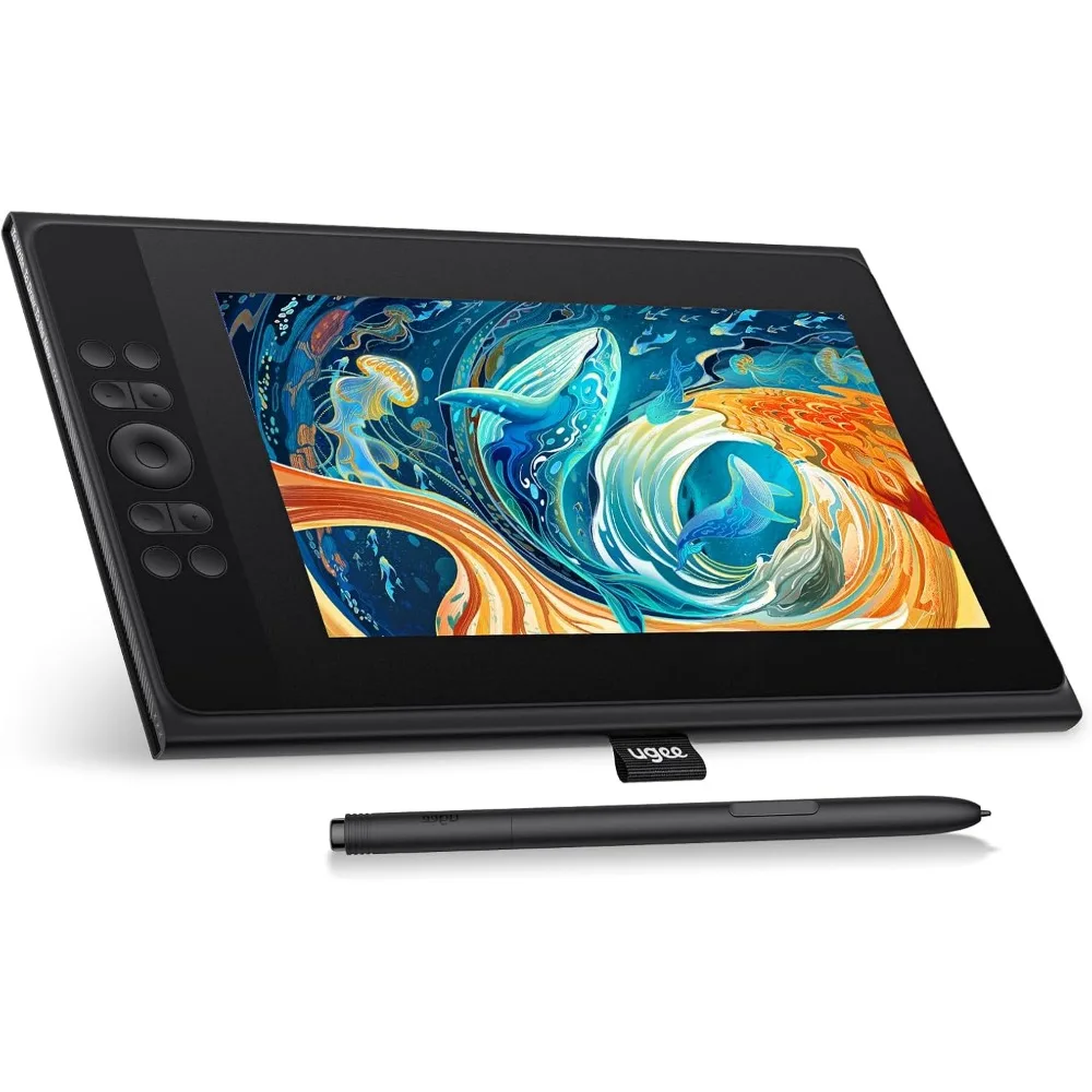 11.9" Full-Laminated Screen Tablet, 147% RGB, Scroll & 8 Shortcuts, Compat. Windows, Mac, Android