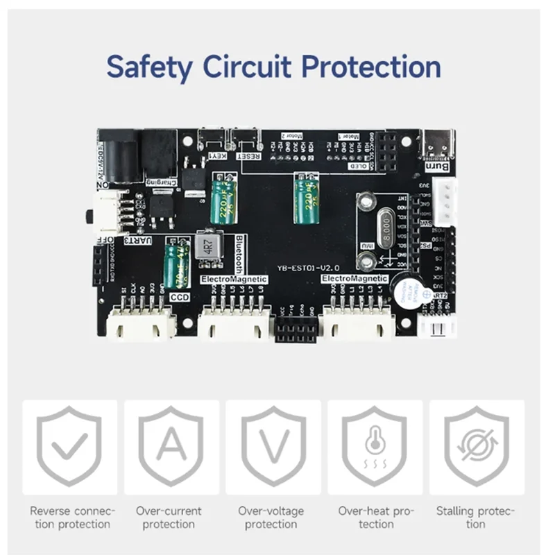 STM32F103RCT6 Chip Robot Driver Board Parts With Multiple Expansion Interfaces Supports WIFI Bluetooth STM32 Expansion Kit-ABIU