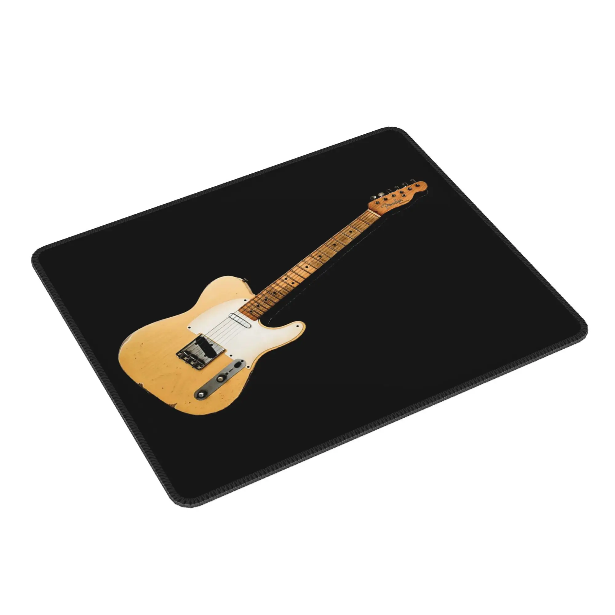 

Блондинка Telecaster, гитара, потертый вид, коврик для мыши, компьютерная клавиатура, коврик для мыши, геймерский ПК, ноутбук, настольный коврик, офисные коврики для стола