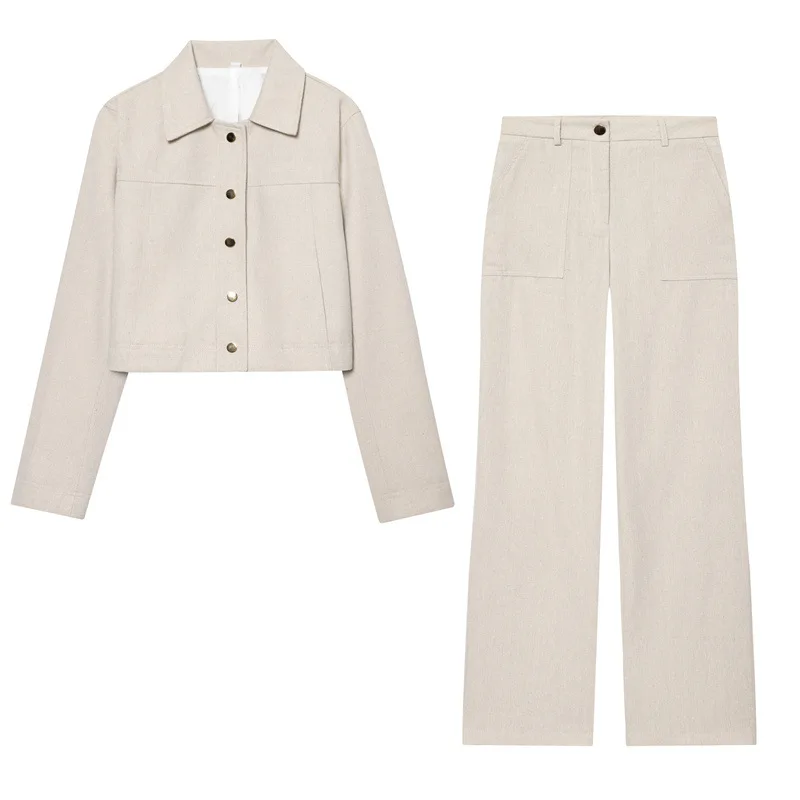Autumn New Fashion Simple Coat Set