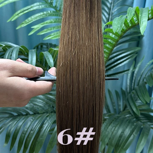 50 Stuks Nano Ring Human Hair Extensions Rechte Remy Micro Kralen Ring Haarverlenging 0.5G/0.8G/1G/Strand 12-26Inch Natuurlijke Kleur