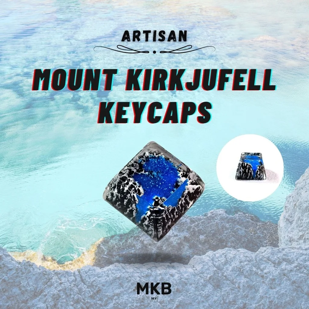 [READY STOCK] Artisan Mountain Keycap for Mechanical Keyboard - 10 Mountains - Enter & Shift