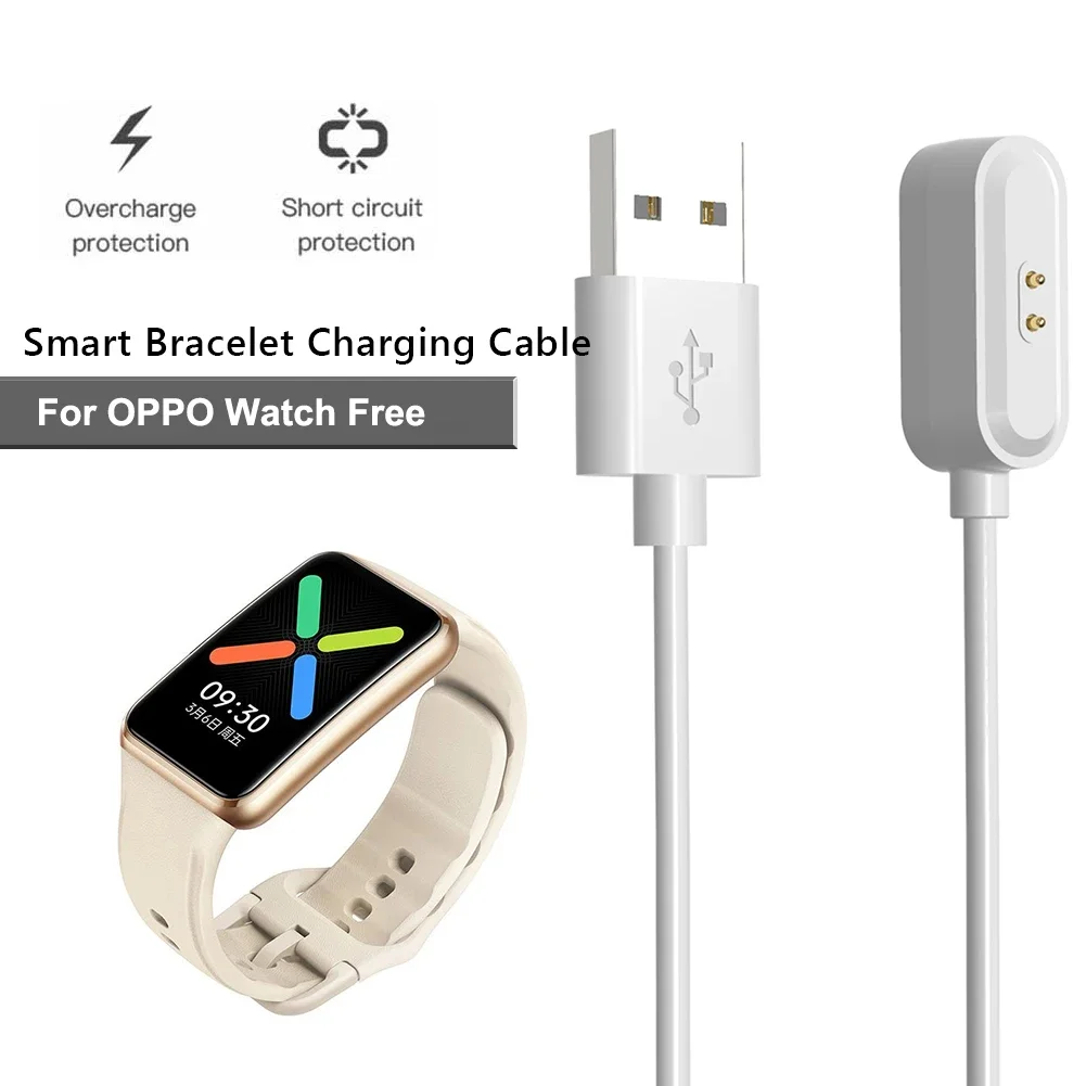 USB Fast Charging Cable Dock Charger Adapter Cord Wire For OPPO Watch Free Strong Charger Cable Smart Watch Accessories