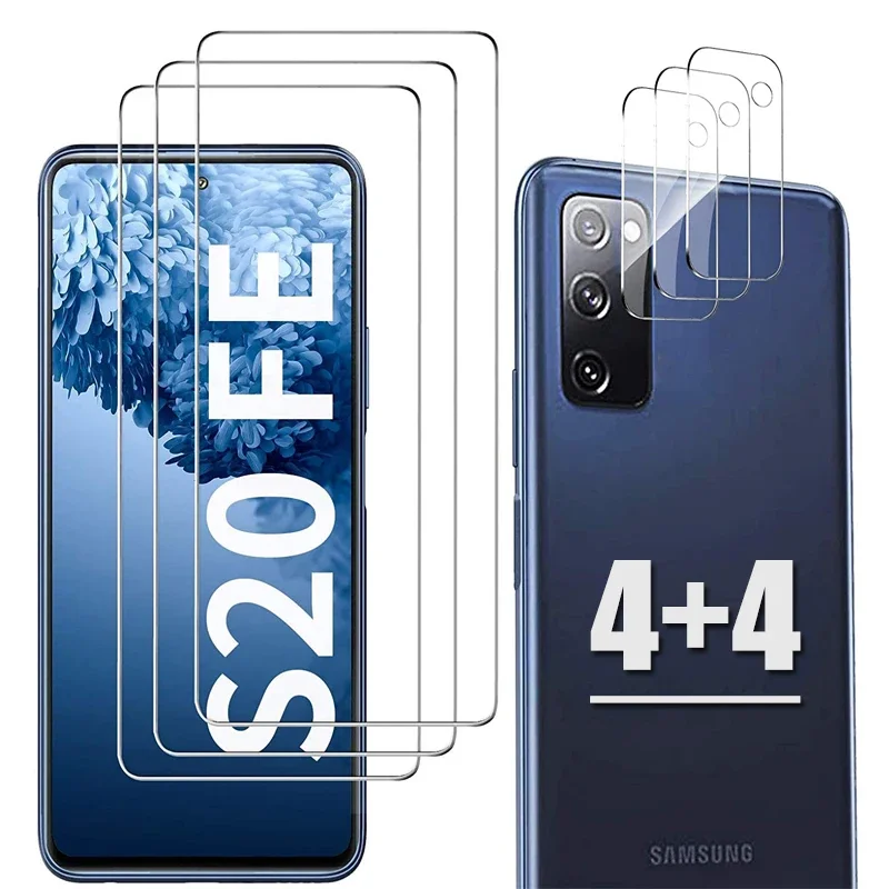 

For Samsung Galaxy S20 FE 5G Camera Lens Screen Protectors S 20 S20FE Tempered Glass Safety Cover Phones Film Accessories