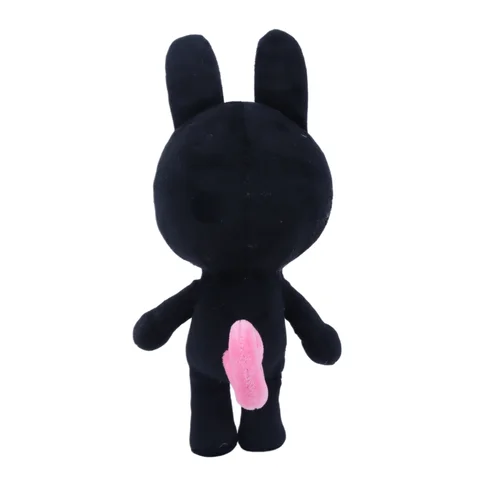 Kawaii Ratthew Plush Toy Animal Hospital Game Toys Ratthew Black Rabbit Toys Soft Stuffed Doll Animal Hospital Gift Toy for Kids