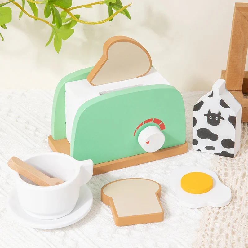 Houten keuken Fantasiespelset Montessori Simulatie Borden Gerechten Accessoires Speelset Speelgoed voor peuters Geschenken
