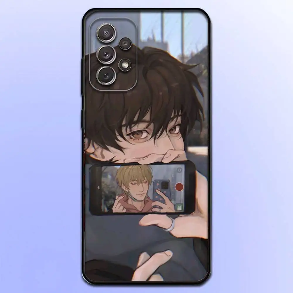 L-Lost In The C- Cloud Funda de teléfono para Samsung S25,S24,S21,S22,S23,S30,Ultra,S20,Plus,Fe,Lite,Note,10,9,5G Funda negra