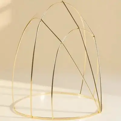 

Китайская традиционная рамка с короной, металлическая основа для изготовления головных уборов своими руками, идеально подходит для добавления бусин, цветов, нефрита, как декор