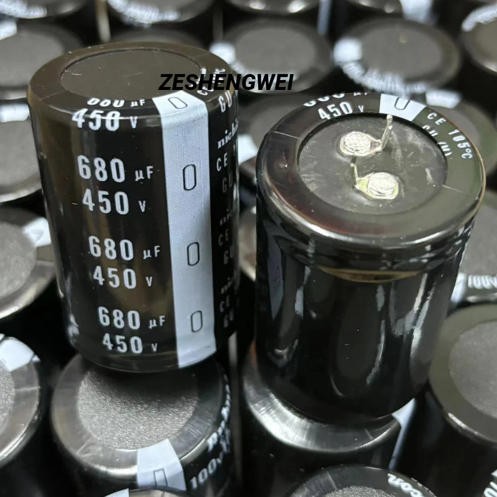 20-2PCS  Hight quality 450V680UF aluminum electrolytic capacitor 680UF 450V 35*50MM Original