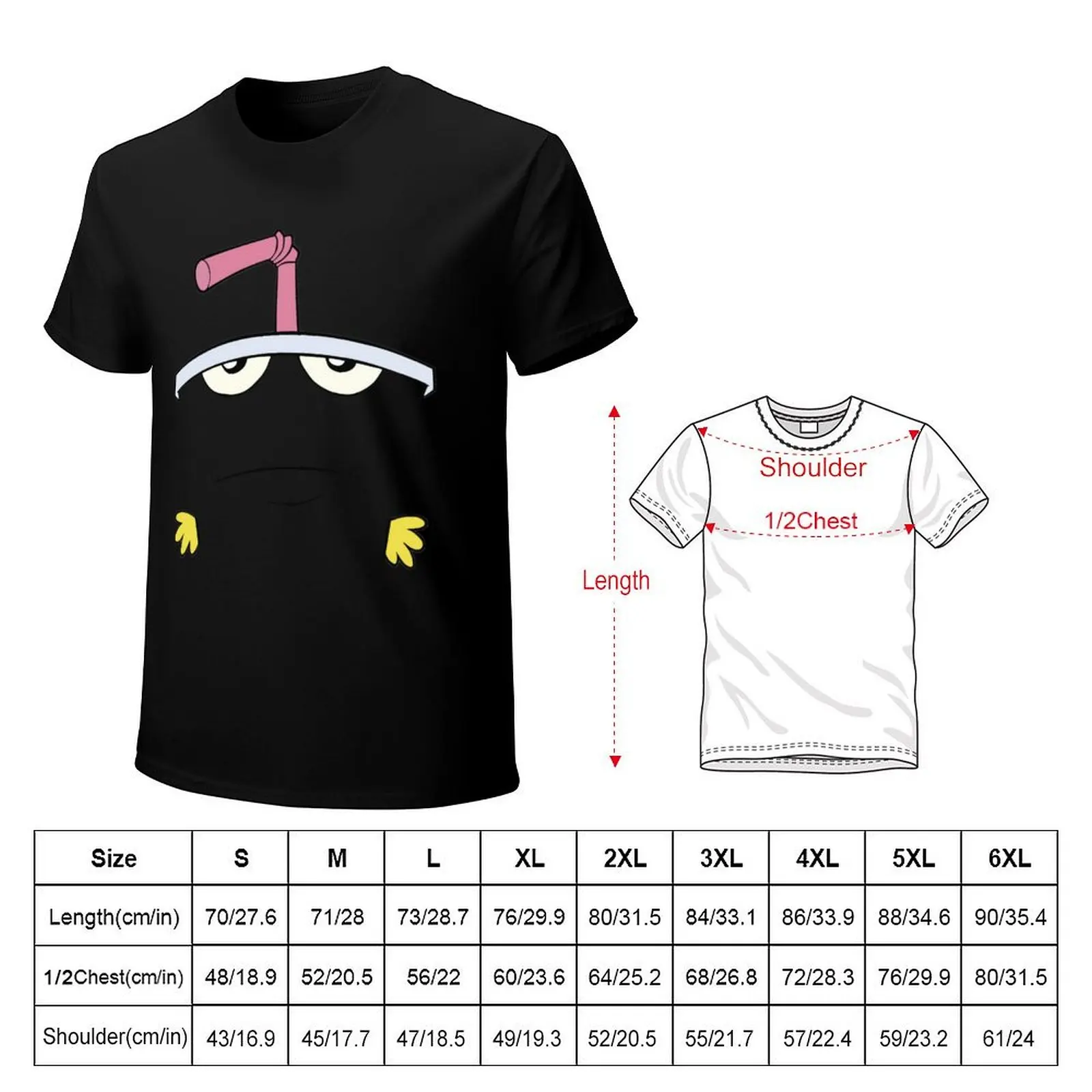 Aqua Teen Hunger Force - Master Shake T-Shirt Big and Tall Crew Neck Tee