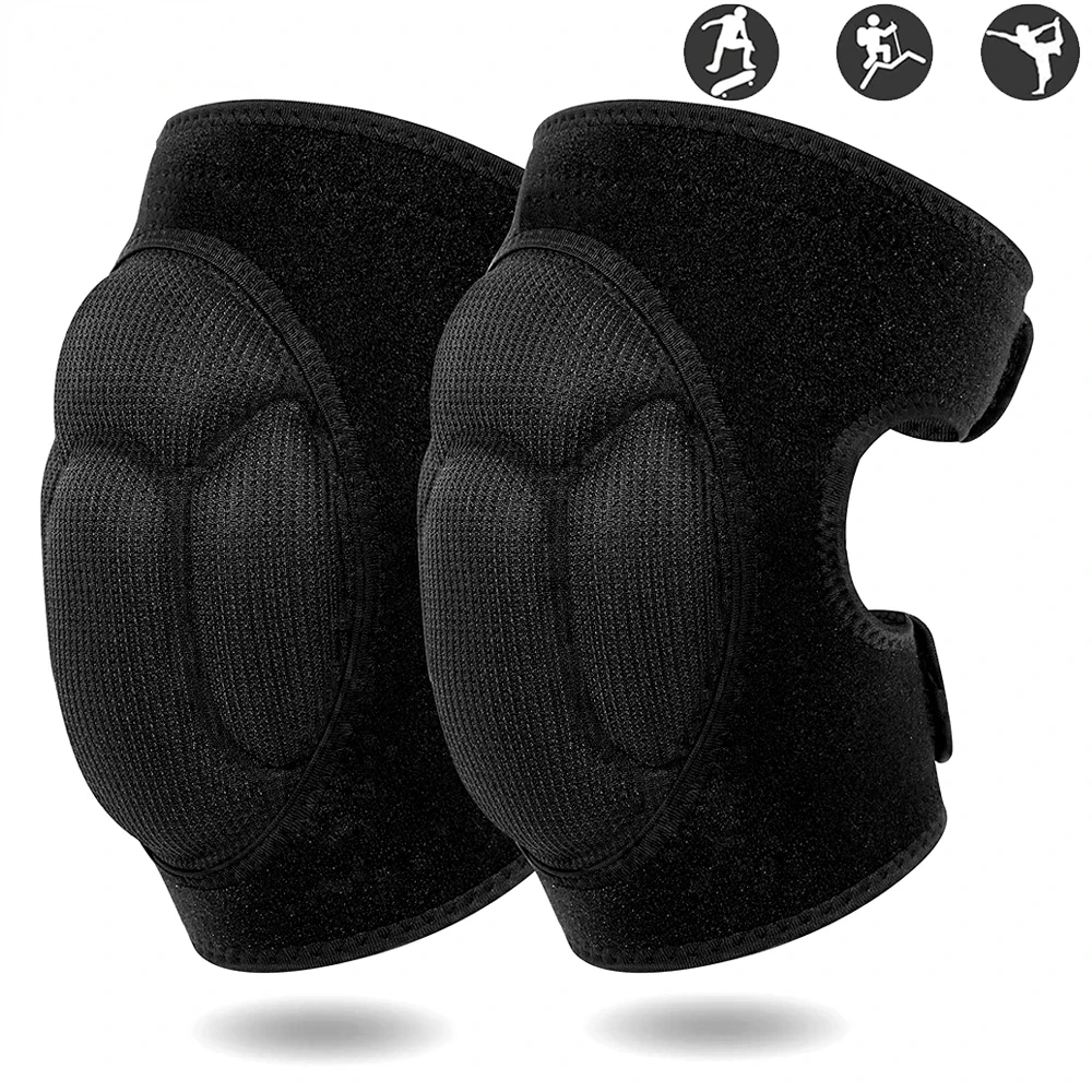 

1Pair Adult Knee Pads for Sports,Anti-Slip Collision Avoidance Kneepads with Thick EVA Foam,for House Cleaning,Construction Work