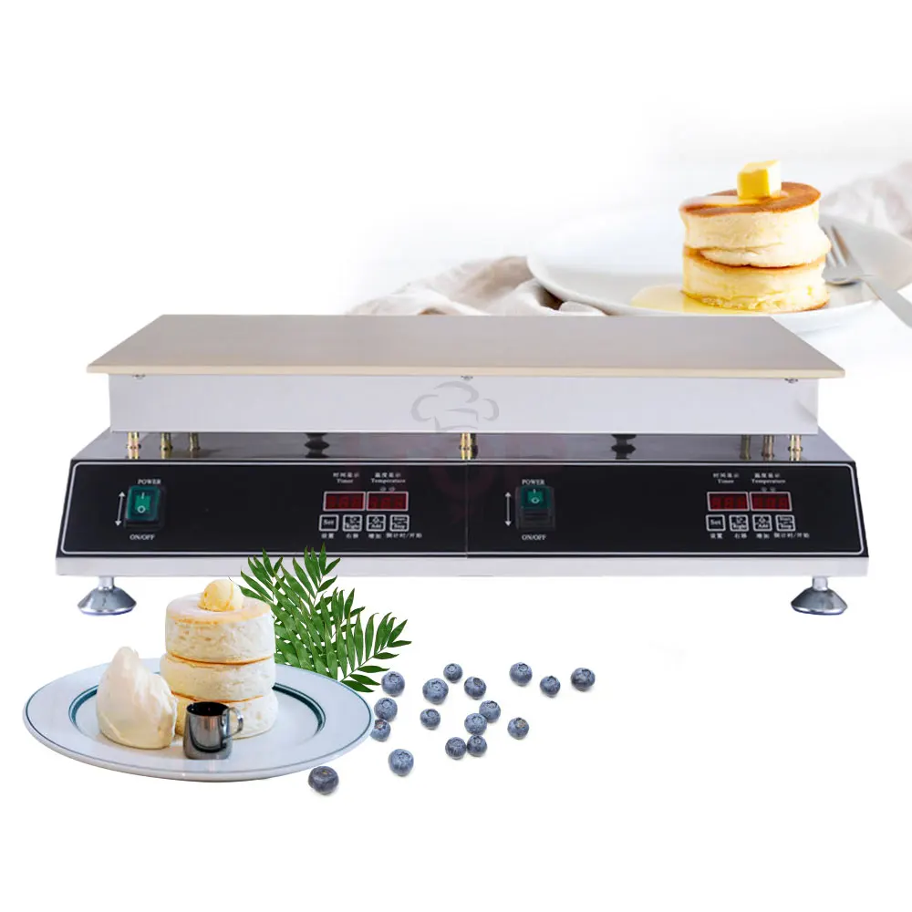 3000W Japanese Souffle Pancakes Digital Dorayaki Pancakes Maker Machine Catering Baking Equipment