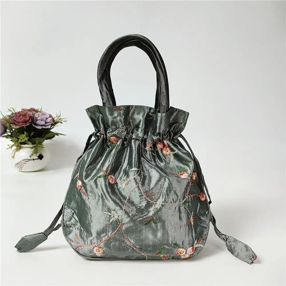 

Style Mini Purse Wallets Casual Money Bags Small Storage Bags Jewerly Packing Bag Hanfu Drawstrings Bags Women Flower Handbags