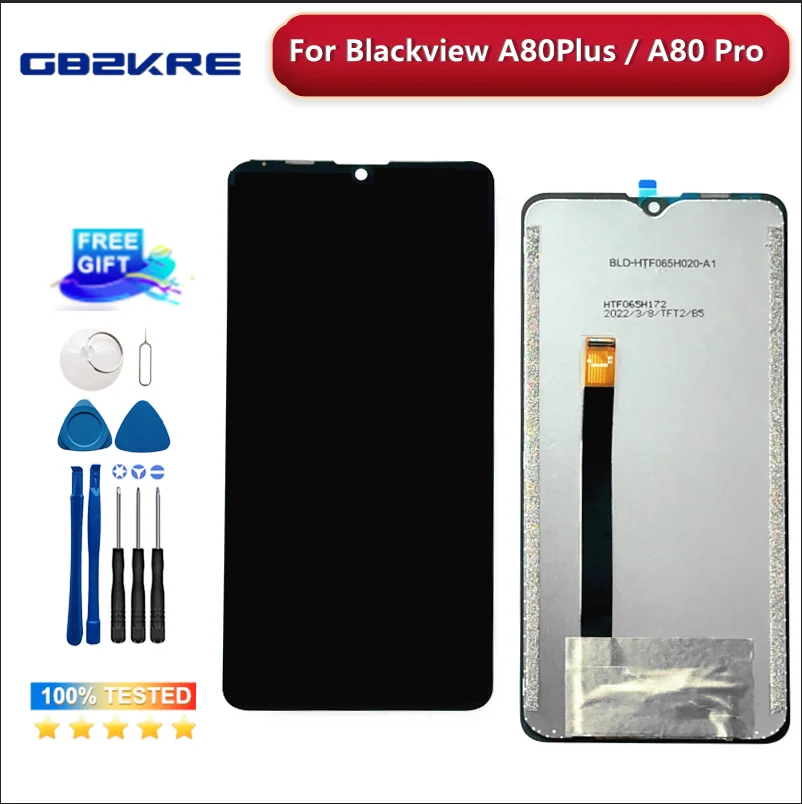 

6.49" Original For Blackview A80 Pro LCD Display Screen Replacement Accessories For BLACKVIEW A80 PLUS LCD Display A80Pro lcd