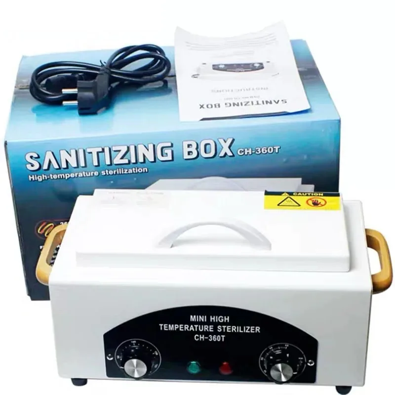 CH-360T Nail Sterilizer Hot Air Disinfection Cabinet for Hairdressing, Tattoo, Manicure Tool in Beauty Spa Manicure Sets. - Image 3