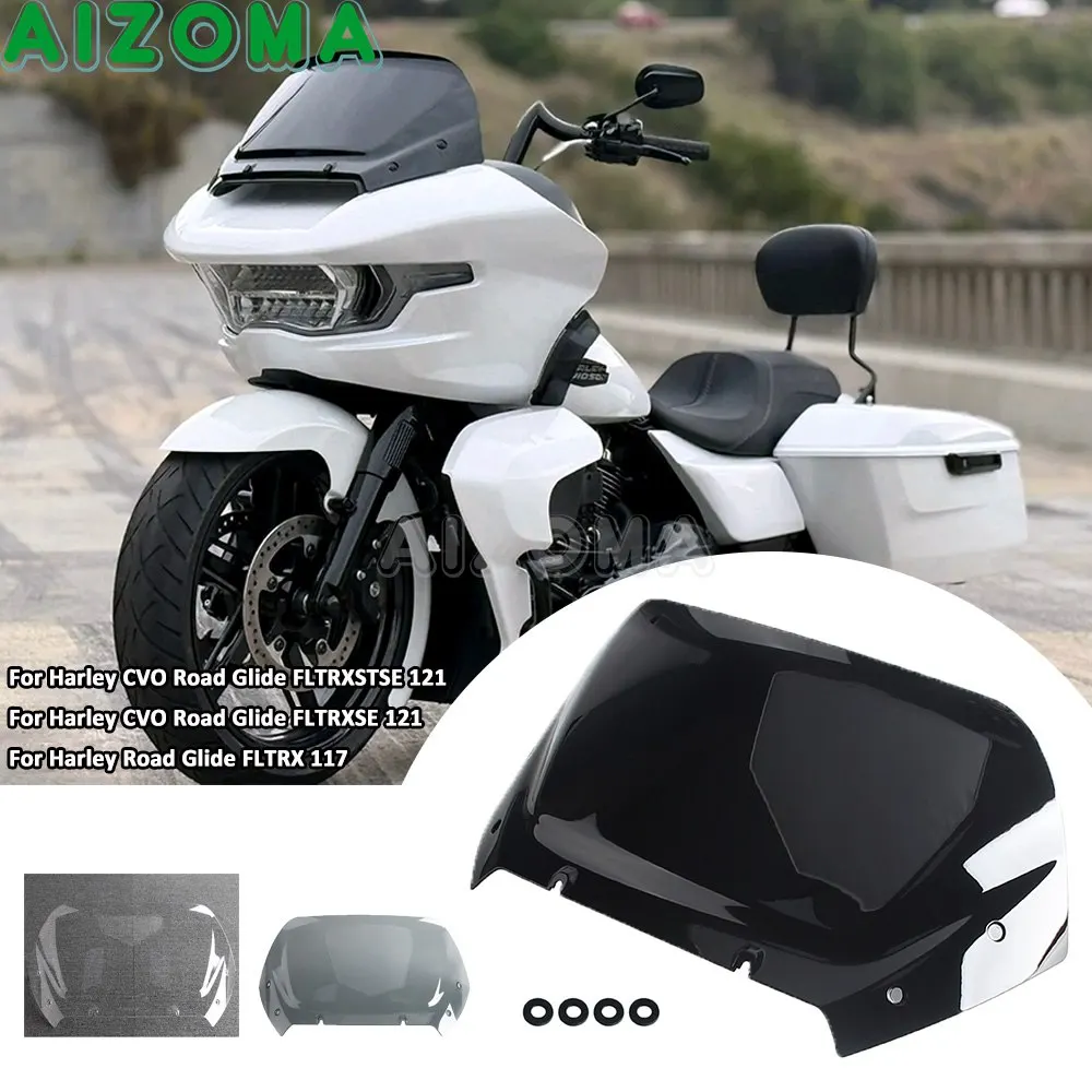 

Ветровое стекло-дефлектор для мотоцикла 12 дюймов для Harley Touring Road Glide FLTRX 117 CVO FLTRXSTSE 121 2024-26