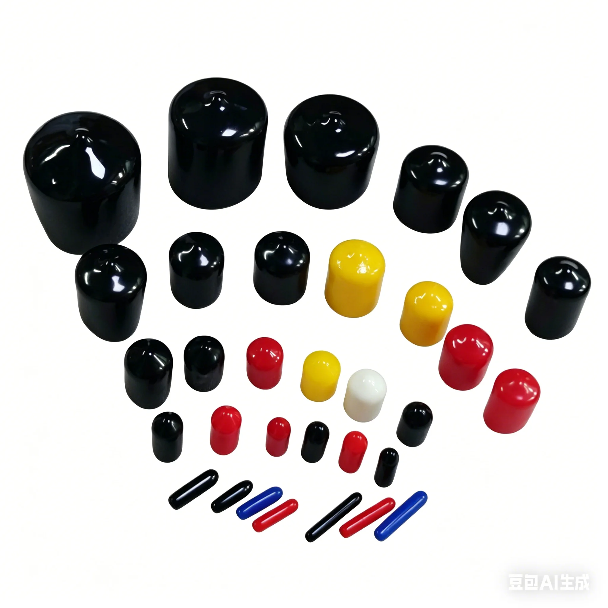 Rubber Cover End Cap Waterproof Screw Fence Steel Pipe End Protective Cover Screw Seals Decorative Cover Tips Stopper Lid Tube