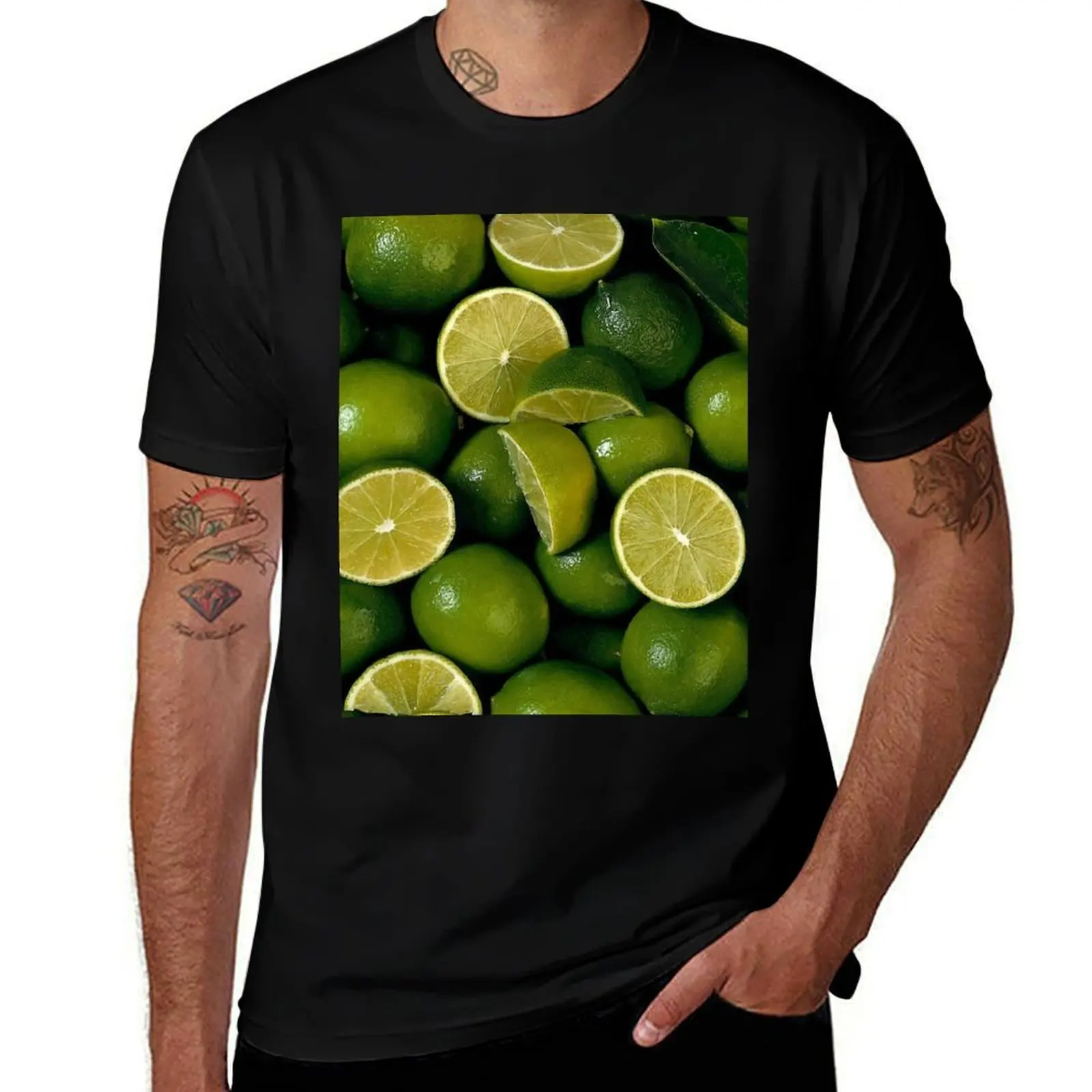 

Green Lime T-Shirt cotton t shirts high quality t shirts for man graphic funny man t shirts for men T-Shirt
