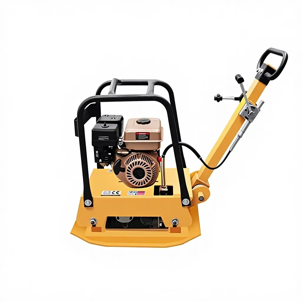 

Trench Earthwork Asphalt Pavement Electric Diesel Rammer Compactor Hand-Pushed Flat Rammer High Load Moment 160kg China
