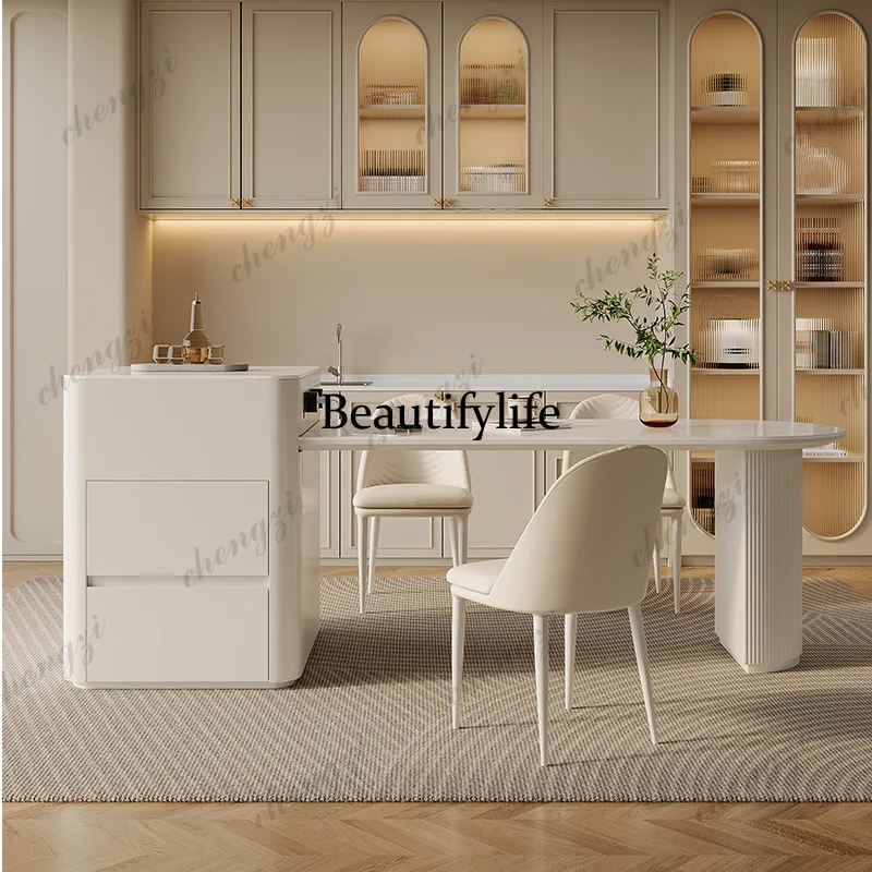 

Cream Style Villa Dining Tables Modern Creative Indoors Customizable Dining Tables Kitchen Home Furniture Mesa De Jantar Lsdt