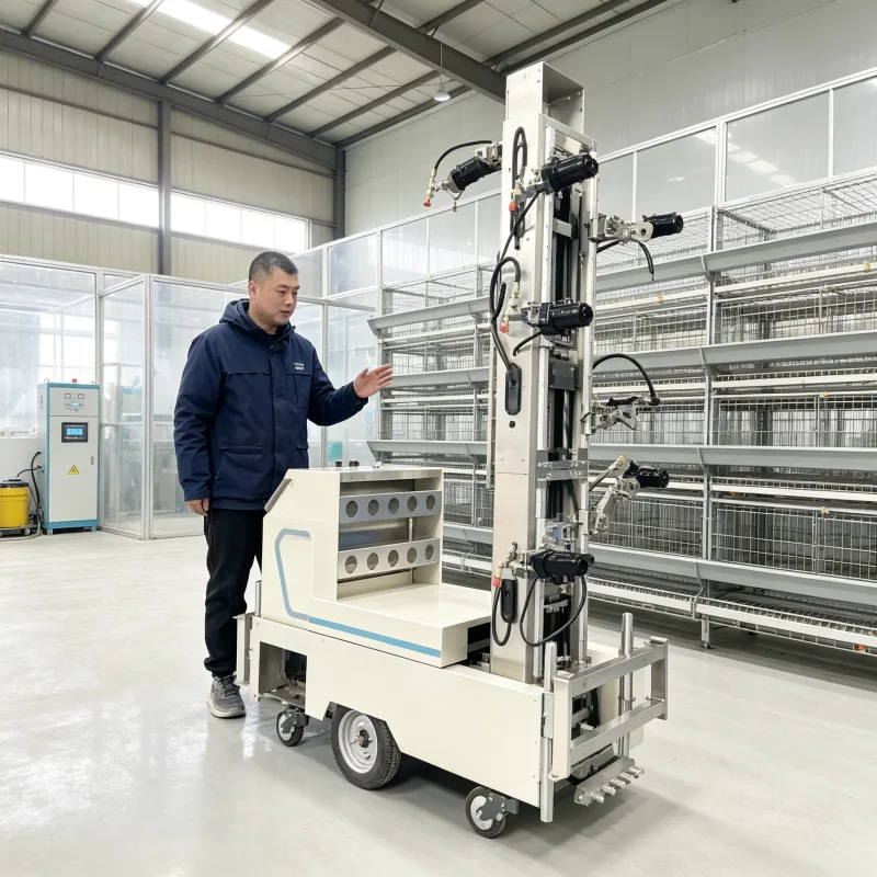 Professional Source Factory Manufacturer Of Corrosion Resistant Chicken Coop Cleaning Robot For Cages Direct Sale Wholesale