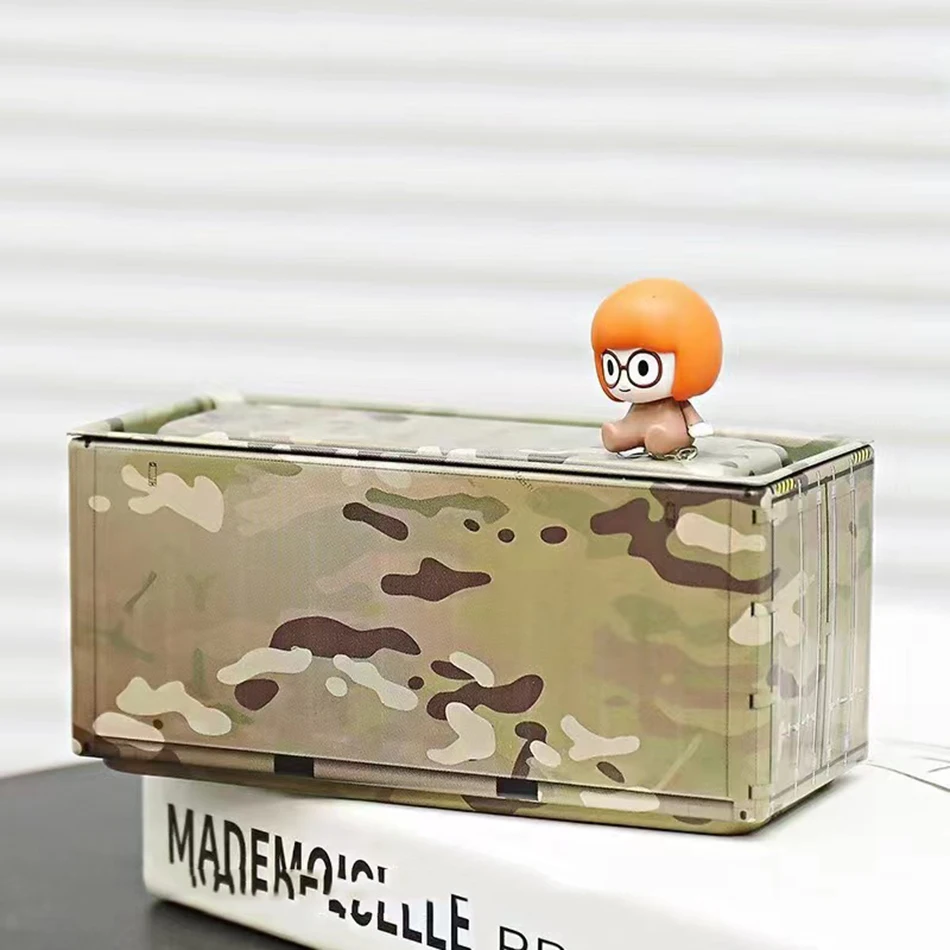 Mini ijzeren opbergdoos Miniatuur ijzeren opbergdoos Creatieve decoratie Verzamel kleine voorwerpen Desktop Mini containermodel Kerstcadeaus