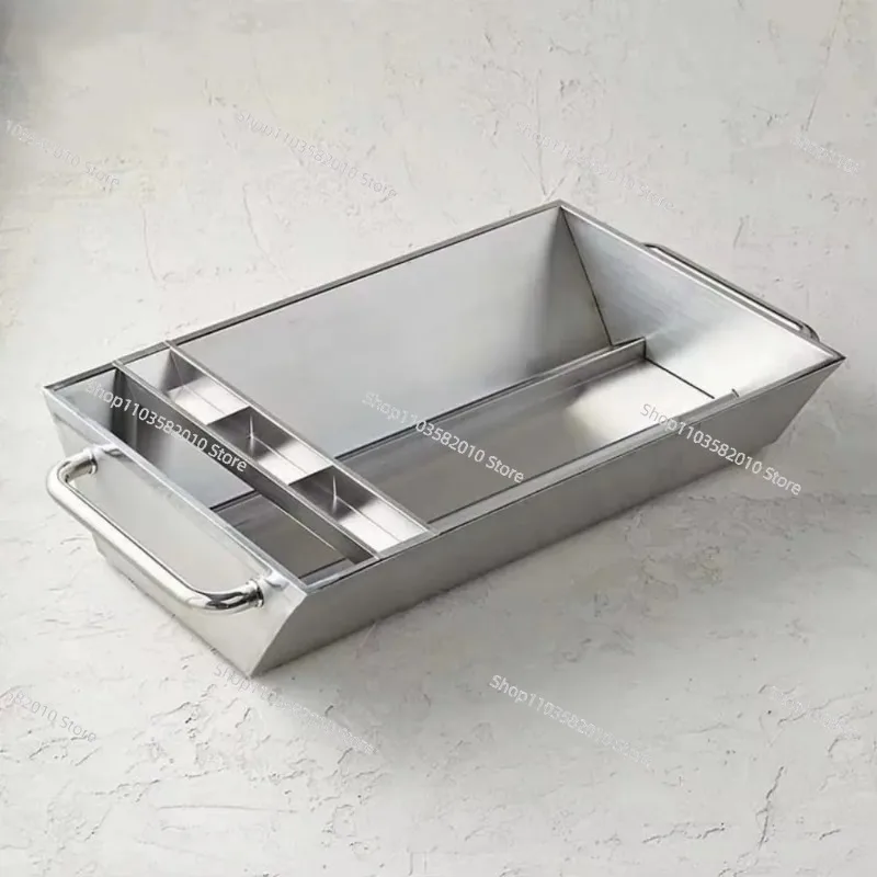 

Stainless Steel Wine Cooler Beer & Champagne Cabinet Outdoor Wedding Party Househo Ice Bucket Metal Cold Beverage Storage